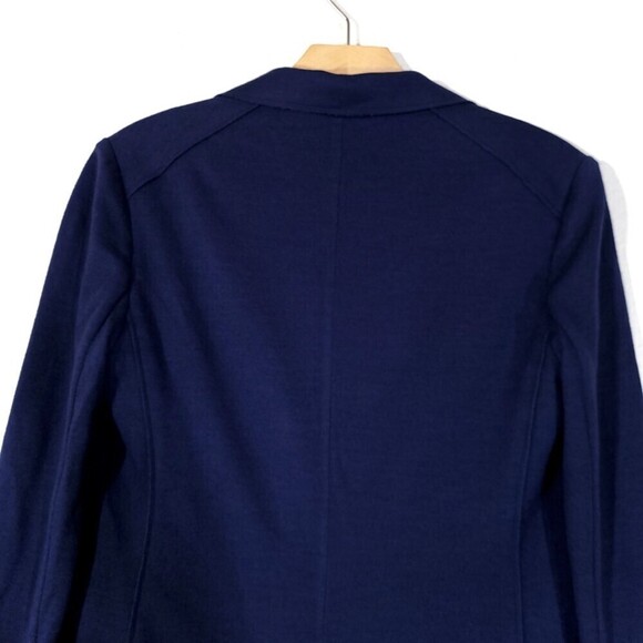 RAG & BONE 100% Wool One Button Club Jacket Blazer Soft Knit Suit Jacket Navy 0 - Picture 9 of 16